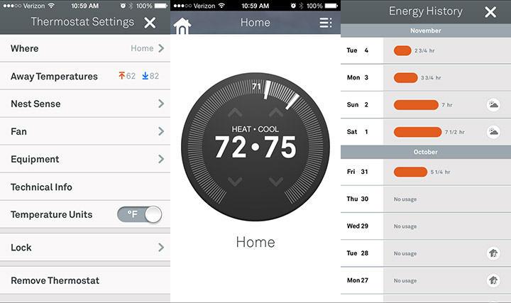 The Nest iPhone App