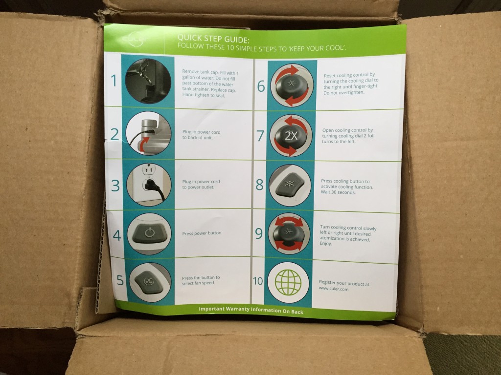 Instructions for the Culer