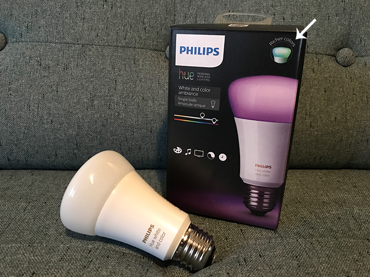 New Hue bulb packaging